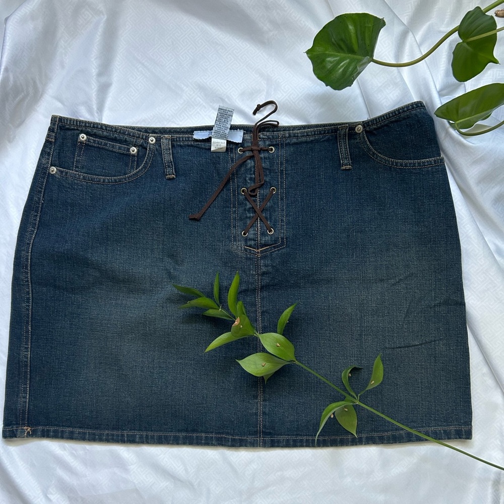 Y2K old navy denim skirt size 16